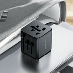 ACEFAST Z11 global rejseadapter 2500W stikkontakt 2 USB-porte EU Storbritannien USA Australien stikadapter til rejser