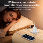 YESIDO YC154 UK-stik PD 35W USB-C + QC 18W USB-A Vægoplader Dobbeltport Hurtigopladningsadapter med 1m Type-C-kabel