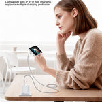 YESIDO YC153 UK Plug PD 35W USB-C Wall Charger Fast Charging Adapter with 1m Type-C Cable for Laptop Phone