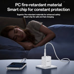 YESIDO YC110 EU-stik PD 45W USB-C + QC 18W USB-A Vægoplader Dobbeltport Lynopladningsadapter med 1m Type-C-kabel