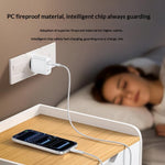 YESIDO YC105 EU Stik PD 20W USB-C Hurtig Oplader Vægadapter med 1m Type-C Kabel til iPhone iPad