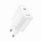 YESIDO YC105 EU Stik PD 20W USB-C Hurtig Oplader Vægadapter med 1m Type-C Kabel til iPhone iPad