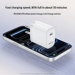 YESIDO YC20U US Plug PD 35W USB-C Wall Charger Fast Charging Adapter with 1m Type-C Cable for Laptop Phone