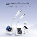 YESIDO YC20U US Plug PD 35W USB-C Wall Charger Fast Charging Adapter with 1m Type-C Cable for Laptop Phone