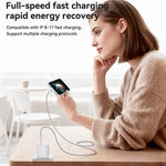 YESIDO YC20U US Plug PD 35W USB-C Wall Charger Fast Charging Adapter with 1m Type-C Cable for Laptop Phone