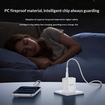 YESIDO YC19U US Stik PD 20W USB-C + QC 18W USB-A Vægoplader Dual Port Hurtig Opladningsadapter med 1m Type-C Kabel