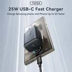 JOYROOM JR-TCF23 25W USB-C Charger with 1m Type-C Cable Fast Charging, EU Plug