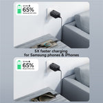 JOYROOM JR-TCF23 25W USB-C Charger with 1m Type-C Cable Fast Charging, EU Plug