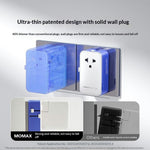 MOMAX UA36 1-World Pocket 70W GaN global rejseopladeradapter universal vægoplader stikomformer