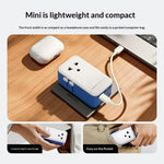 MOMAX UA36 1-World Pocket 70W GaN global rejseopladeradapter universal vægoplader stikomformer