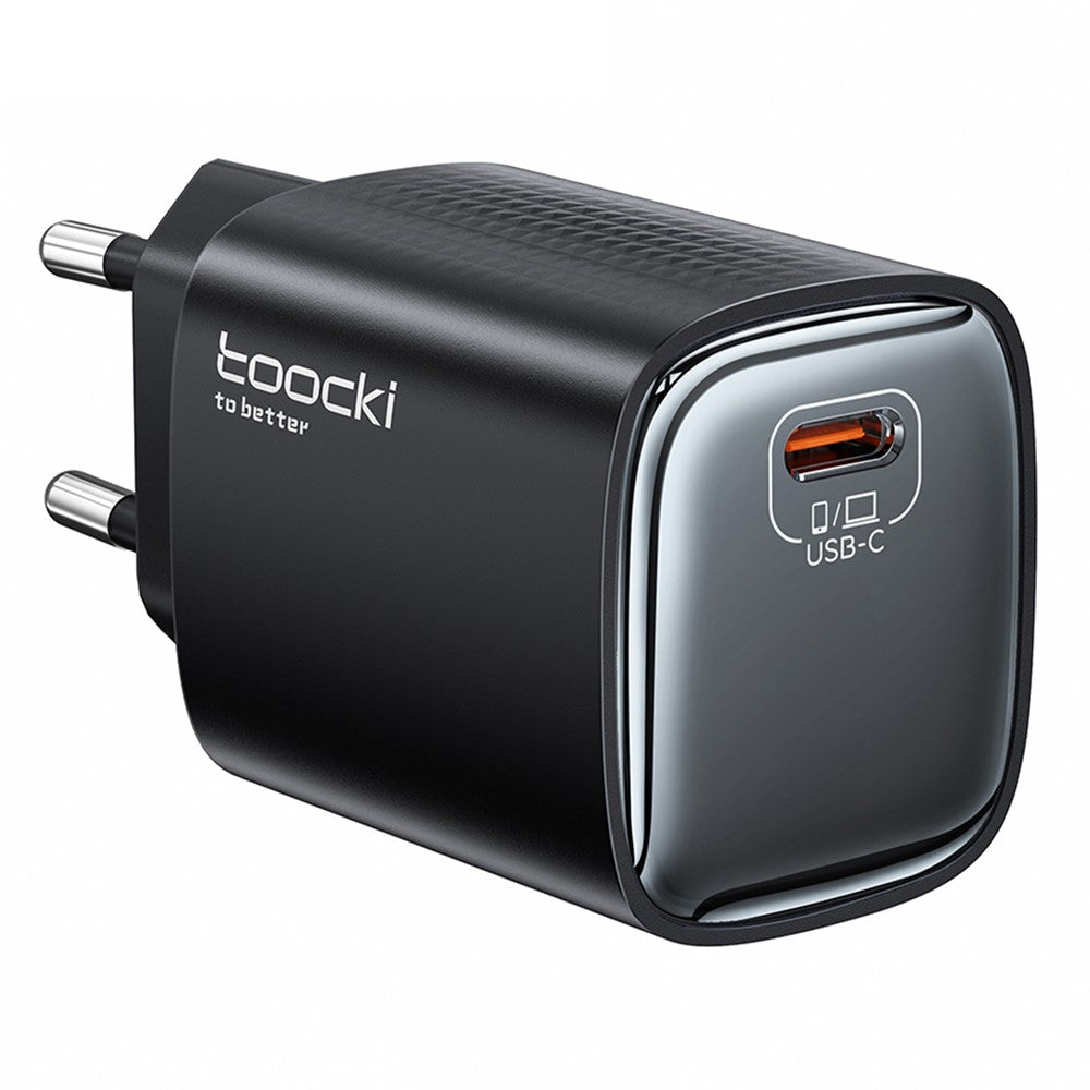 TOOCKI TCT45-22AB 45W GaN USB-C Fast Charger PD Quick Charging Wall Charger Adapter for iPhone iPad Samsung