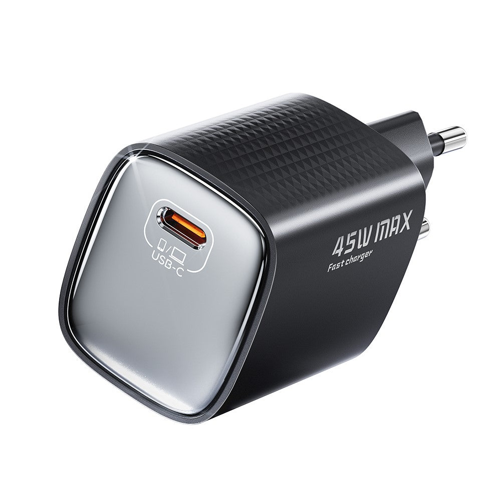 TOOCKI TCT45-22AB 45W GaN USB-C Fast Charger PD Quick Charging Wall Charger Adapter for iPhone iPad Samsung