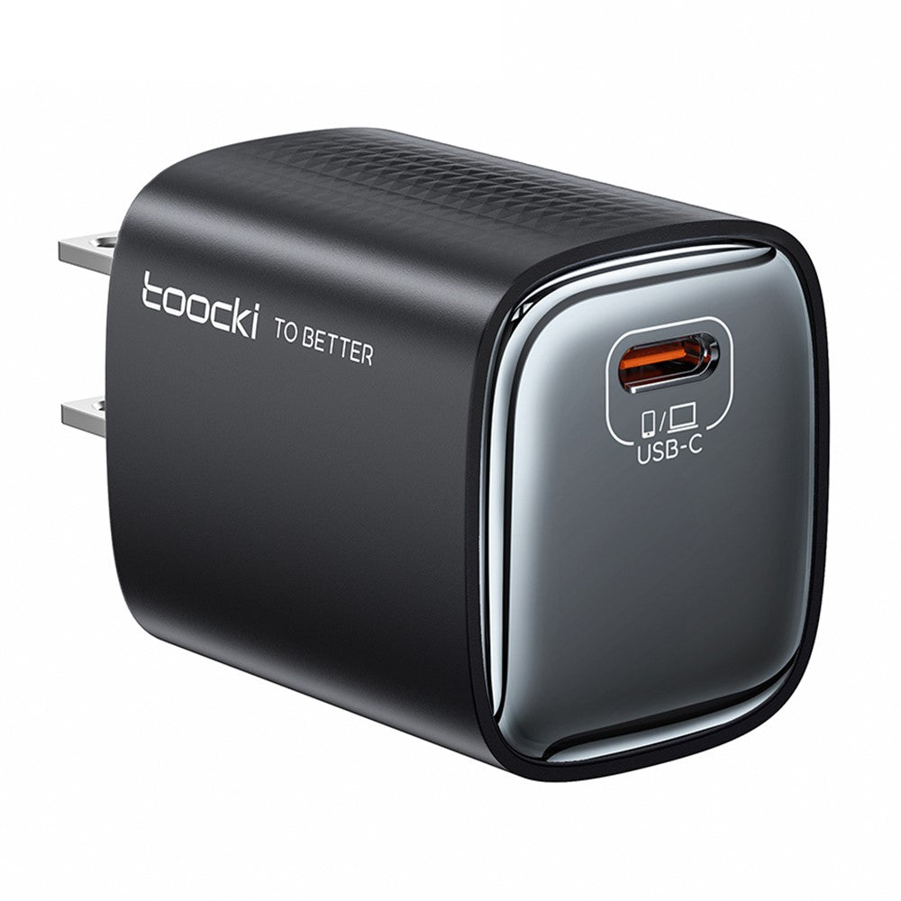 TOOCKI TCT45-22AB 45W GaN USB-C Fast Charger PD Quick Charging Wall Charger Adapter for iPhone iPad Samsung