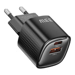 TOOCKI 33W Mini GaN Charger Dual Port USB-C+USB-A Fast Charging Power Adapter