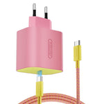 PD 60W Fast Charger for Nintendo Switch 2 / Lite / OLED Gaming Console Type-C Wall Charger with 6.6ft Cable