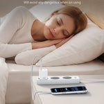 YESIDO YC116 PD 45W GaN Oplader Enkeltport Type-C Hurtigopladningsadapter med Flettet USB-C Kabel