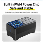 WLX-268E 30-Port USB-C Charging Station Portable 12W Desktop Multi-Port Charger Hub for Phone Tablet