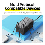 WLX-268E 30-Port USB-C Charging Station Portable 12W Desktop Multi-Port Charger Hub for Phone Tablet