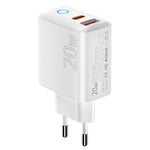 ESSAGER ES-CD55 20W Wall Charger Dual Port USB-A + Type-C Fast Charging Adapter for Phone