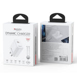 YESIDO YC25U 60W GaN Charger AVS Dynamic Fast Charging Adapter + Type-C to Type-C Cable , US Plug