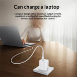 YESIDO YC26U PD 45W GaN-oplader enkeltport hurtigopladningsadapter + Type-C til Type-C-kabel, amerikansk stik