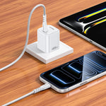 YESIDO YC26U PD 45W GaN-oplader enkeltport hurtigopladningsadapter + Type-C til Type-C-kabel, amerikansk stik