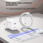 YESIDO YC160 45W GaN Charger USB-C PD Fast Charging Adapter with Type-C Cable , UK Plug