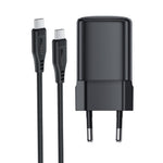 ACEFAST A119 PD 45W Mini GaN USB-C hurtigoplader sæt med 1,2 m USB-C-kabel, EU-stik