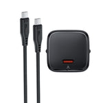 ACEFAST A119 PD 45W Mini GaN USB-C hurtigoplader sæt med 1,2 m USB-C-kabel, EU-stik