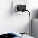 ACEFAST A119 PD 45W Mini GaN USB-C Fast Charger Set with 1.2m USB-C Cable, EU Plug