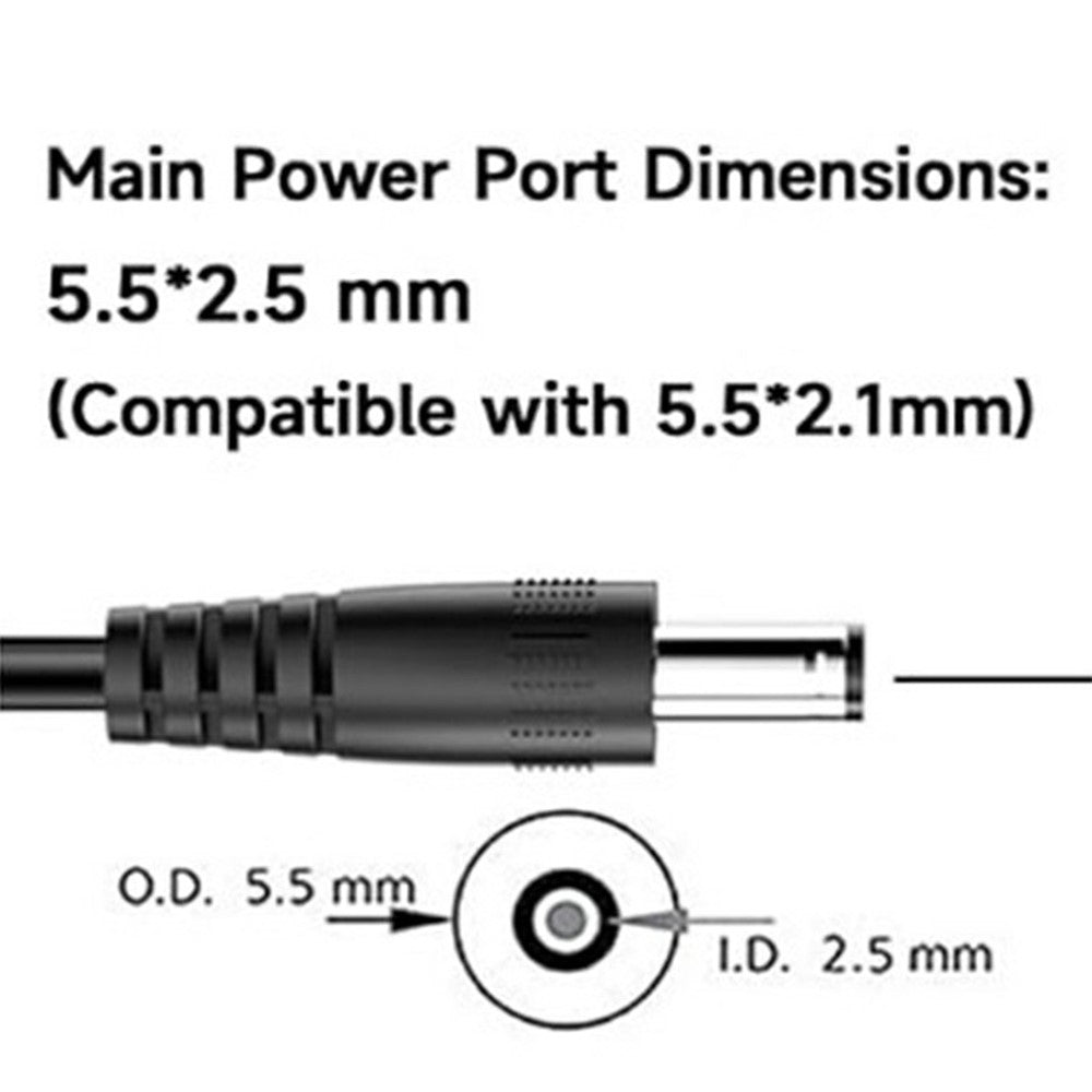 9V 2A Strømforsyning 5,5 x 2,5 mm DC-stik Overspændingsbeskyttelsesoplader til routere