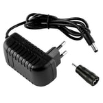 12V 2A AC / DC Power Adapter, 5.5x2.5mm + 4.0x1.7mm Interchangeable DC Plugs, 2-Plug Set