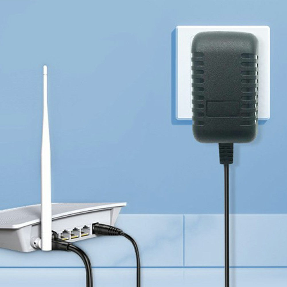5V 2A strømforsyning, 5,5x2,5mm + 3,5x1,35mm udskiftelige DC-stik, sæt med 2 stik