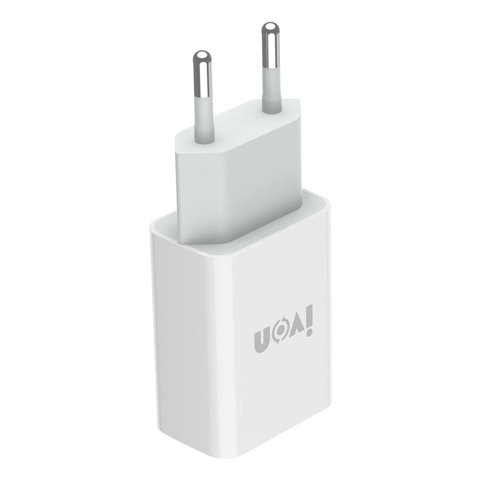 IVON AD-33 2.1A Mobile Phone USB Charger Travel Power Adapter Plug + 1m Micro USB Data Cable