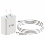 IVON AD-33 2.1A USB Charger Portable Travel Wall Adapter + 1m Type-C Data Cable