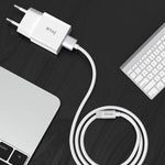 IVON AD-35 3A High Current Fast Charger Travel Power Adapter QC3.0 USB Wall Charger + 1m Micro USB Data Cable