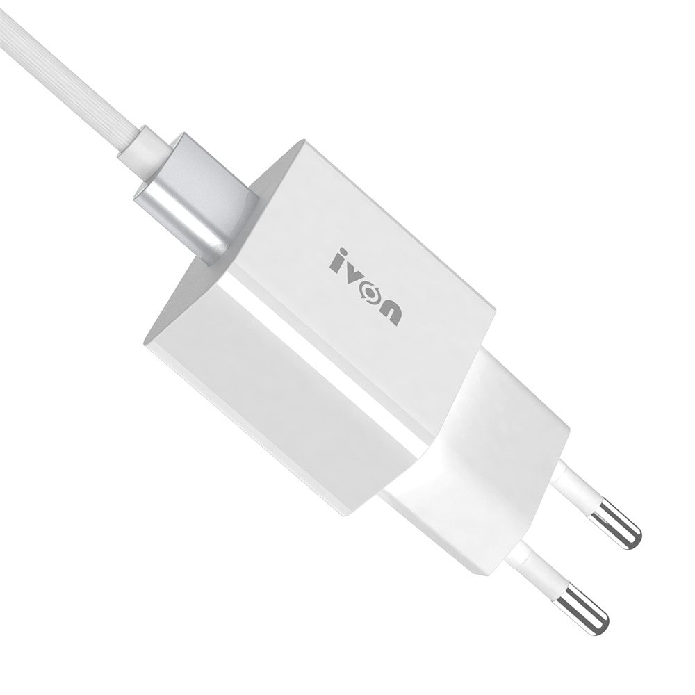 IVON AD-35 3A High Current Fast Charger Travel Power Adapter QC3.0 USB Wall Charger + 1m Micro USB Data Cable