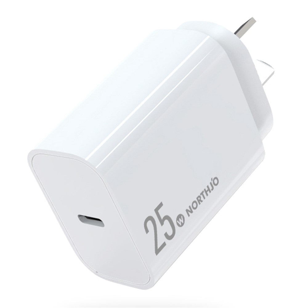 NORTHJO NOPD250601AU PD 25W Type-C Port Fast Charging Adapter Home Travel Wall Charger