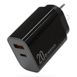 NORTHJO NOPD200602AU USB A + Type-C PD 20W  QC3.0 Fast Charger Dual Ports Power Adapter