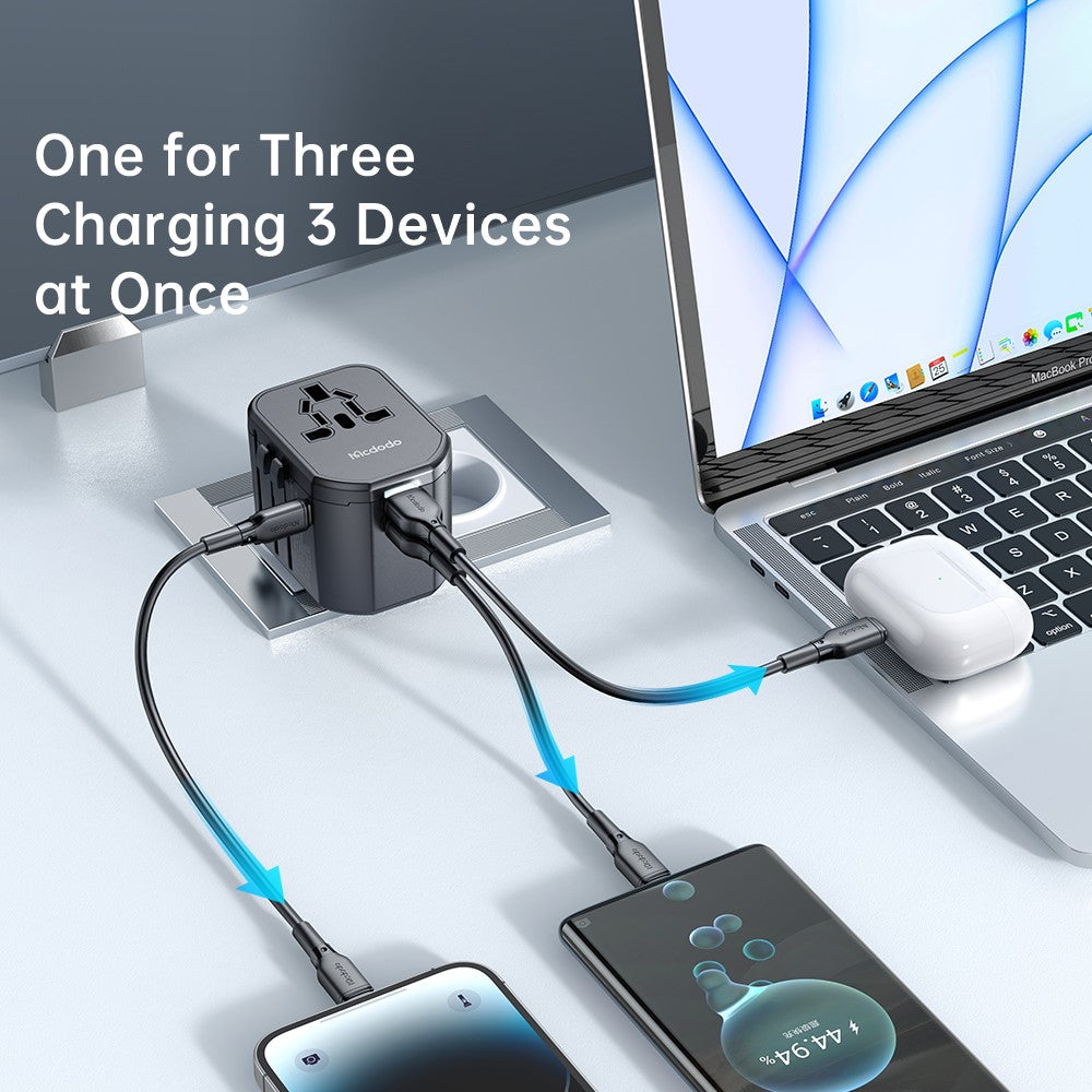 MCDODO G1 Series CP-3471 20W Global Travel Power Socket Universal Conversion Adapter