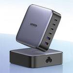 UGREEN 200W 4 USB-C + 2 USB-A GaN Hurtigoplader Sæt Multi-Port Desktop-oplader med 1m 100W Kabel + 1.5m Strømkabel