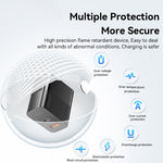 ESSAGER 33W USB-A + Type-C Hurtigopladningsadapter GaN Dual Port Vægoplader