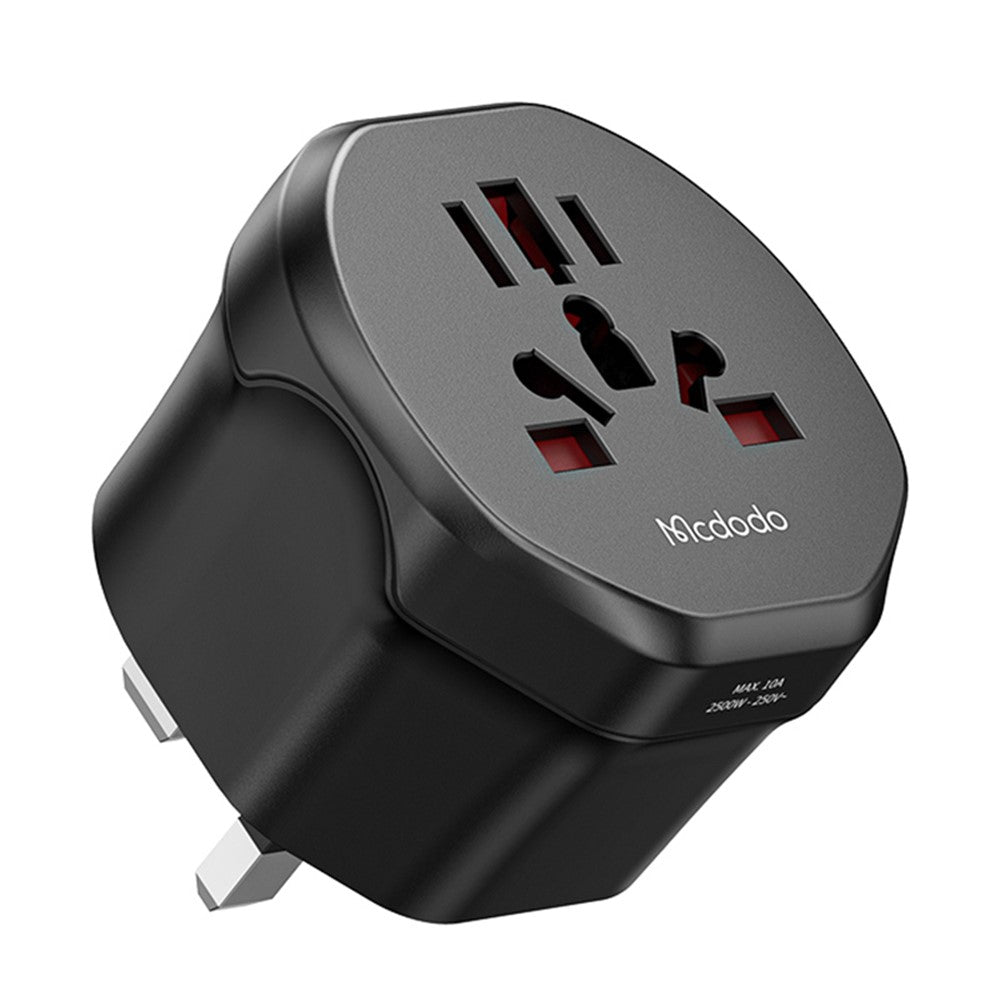 MCDODO CP-45 C1 Series Universal Travel Adapter 8-hole to UK / EU / US Plug Converter