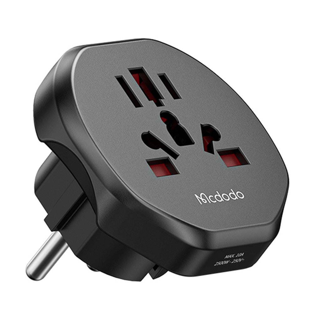 MCDODO CP-45 C1 Series Universal Travel Adapter 8-hole to UK / EU / US Plug Converter