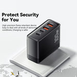 ESSAGER ES-CD37 100W Fast Charging Block 4-Port Wall Charger with 2 USB-C + 2 USB-A for Laptop Phone Tablet