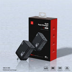 XUNDD XDCH-065 GaN Power Adapter Type-C+USB-A Dual Port 45W Fast Charging Block