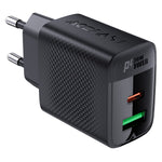 ACEFAST A78 GaN Wall Charger Plug PD 20W USB+Type-C Charging Adapter (EU Plug)