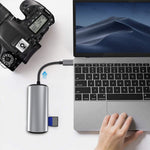 1928 11-i-1 Dockingstation Type-C til USB-C + USB2.0 + 3xUSB3.0 + SD/TF-kortlæser + 3.5mm + 4K HD + VGA + RJ45 USB Hub Adapter