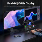 UGREEN 45365 USB-C 7-i-1 Hub 10 Gbps 4K 60Hz HD USB3.2 PD 100W Laptop Dockingstation