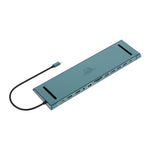 ONTEN 9199 12-in-1 USB-C Hub For Laptop Dual HD 4K Multi-Function Docking Station Ethernet SD Card Reader